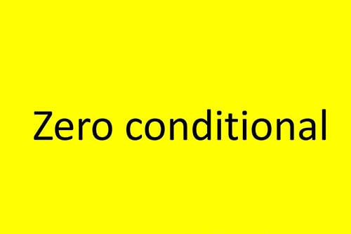 zero-conditional-sentence zero-conditional-sentence